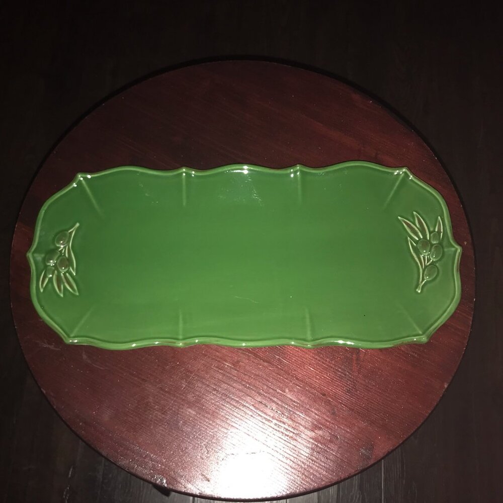 Sur La Table Green Platter